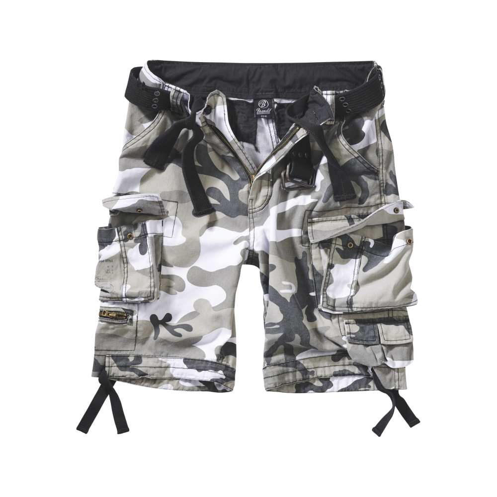 Brandit - Savage Vintage Cargo Kurze Hose - Weiß/Grau